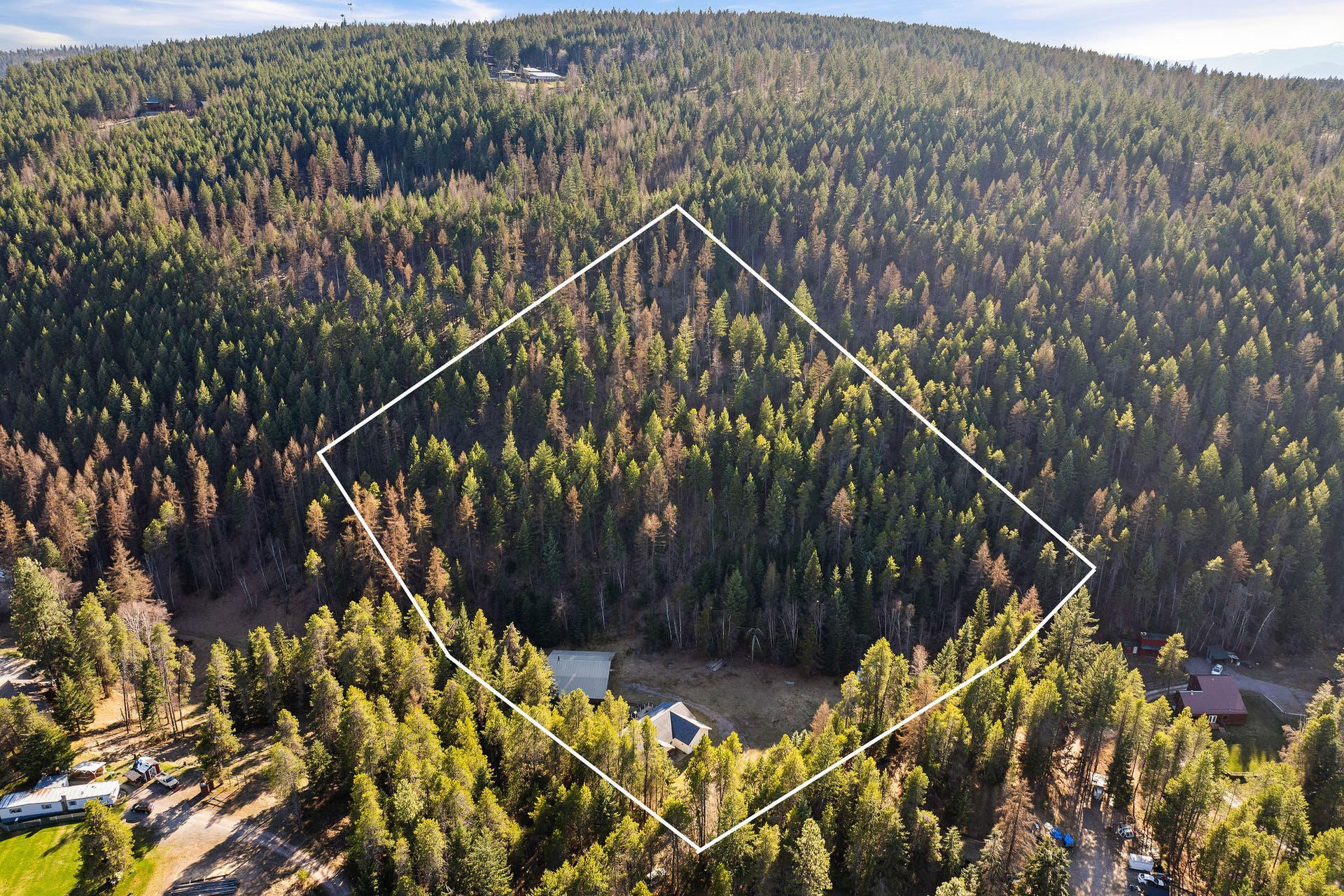 620 Swan River Road, Bigfork, MT 59911 Lines are for reference only. Not a legal representation of actual property lines.