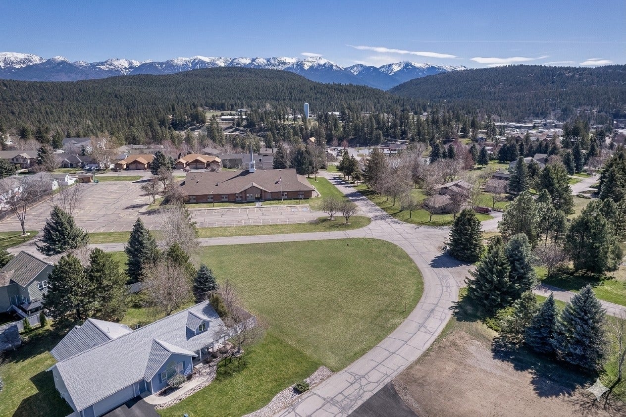 132 N Crestview Terrace, Bigfork, MT 59911 Ariel looking South East towards Swans and Lower Mission Mountain