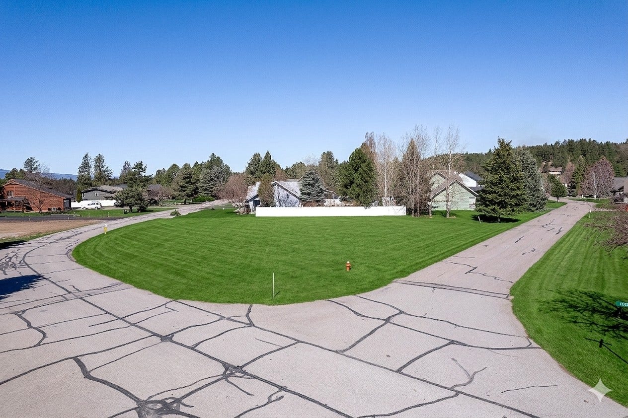 132 N Crestview Terrace, Bigfork, MT 59911 Ariel from South looking North