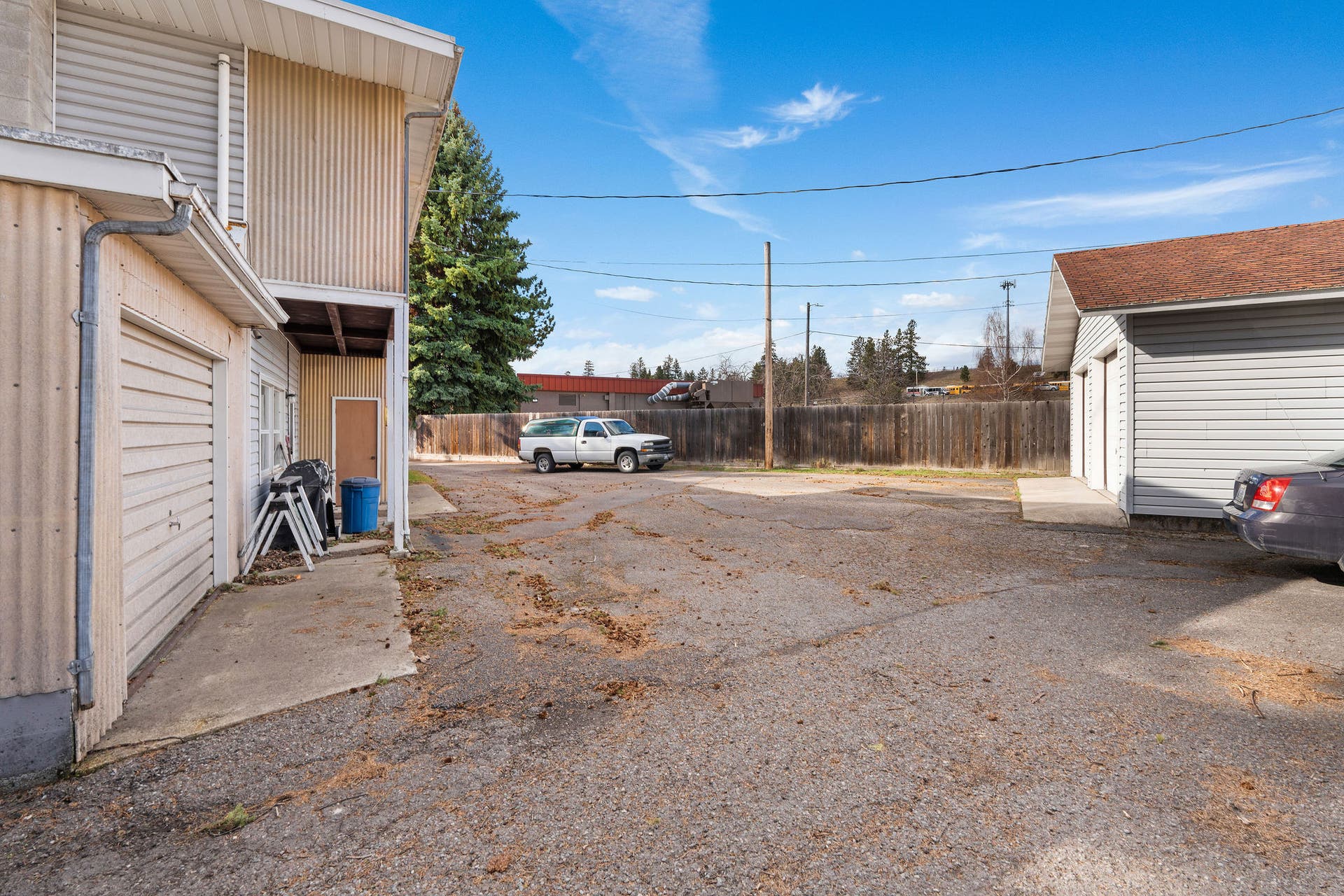 529 Grand Drive, Bigfork, MT 59911 Driveway behind house
