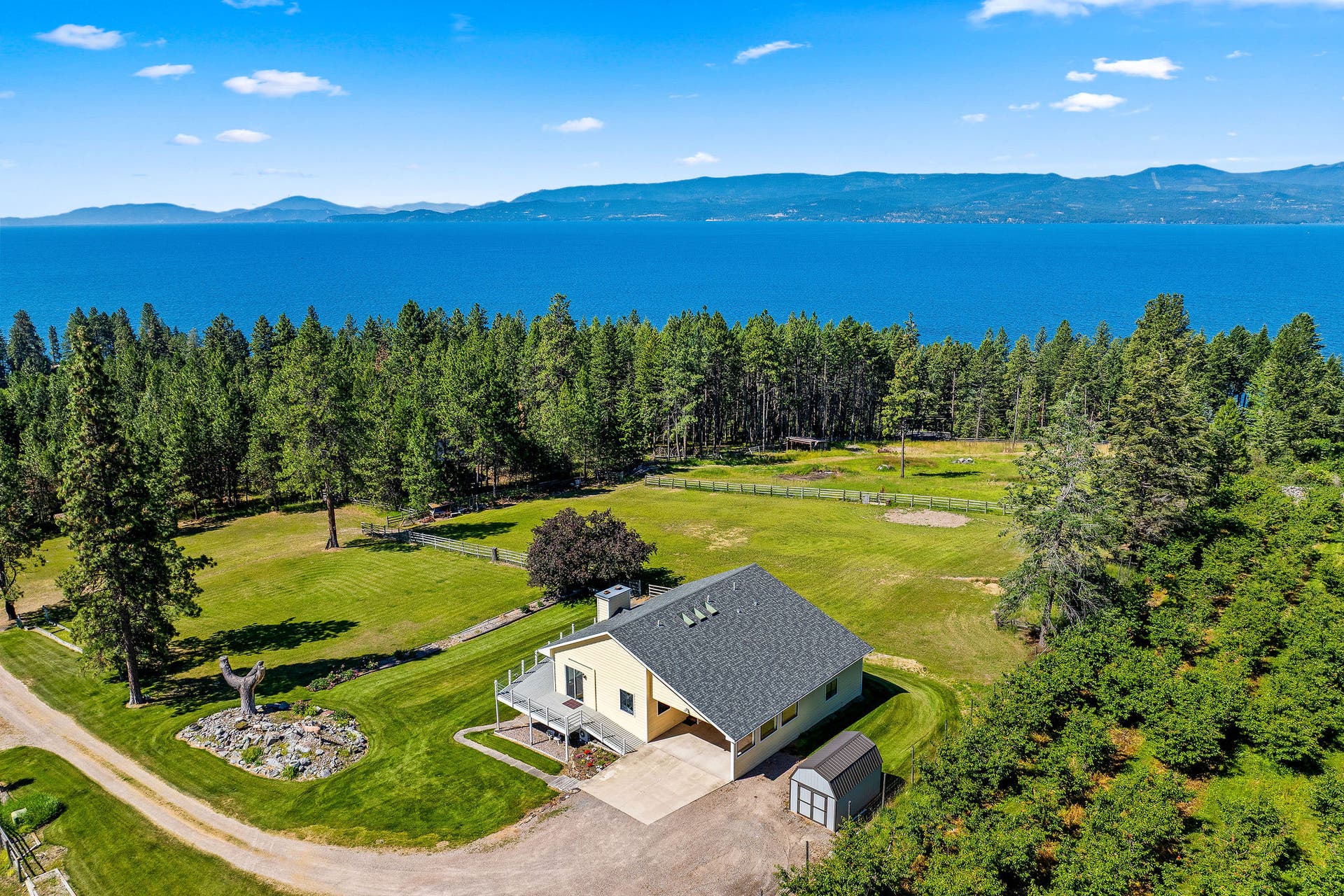 33676 Hilltop Terrace, Bigfork, MT 59911 3BD/5BA Home on 8.38 acres