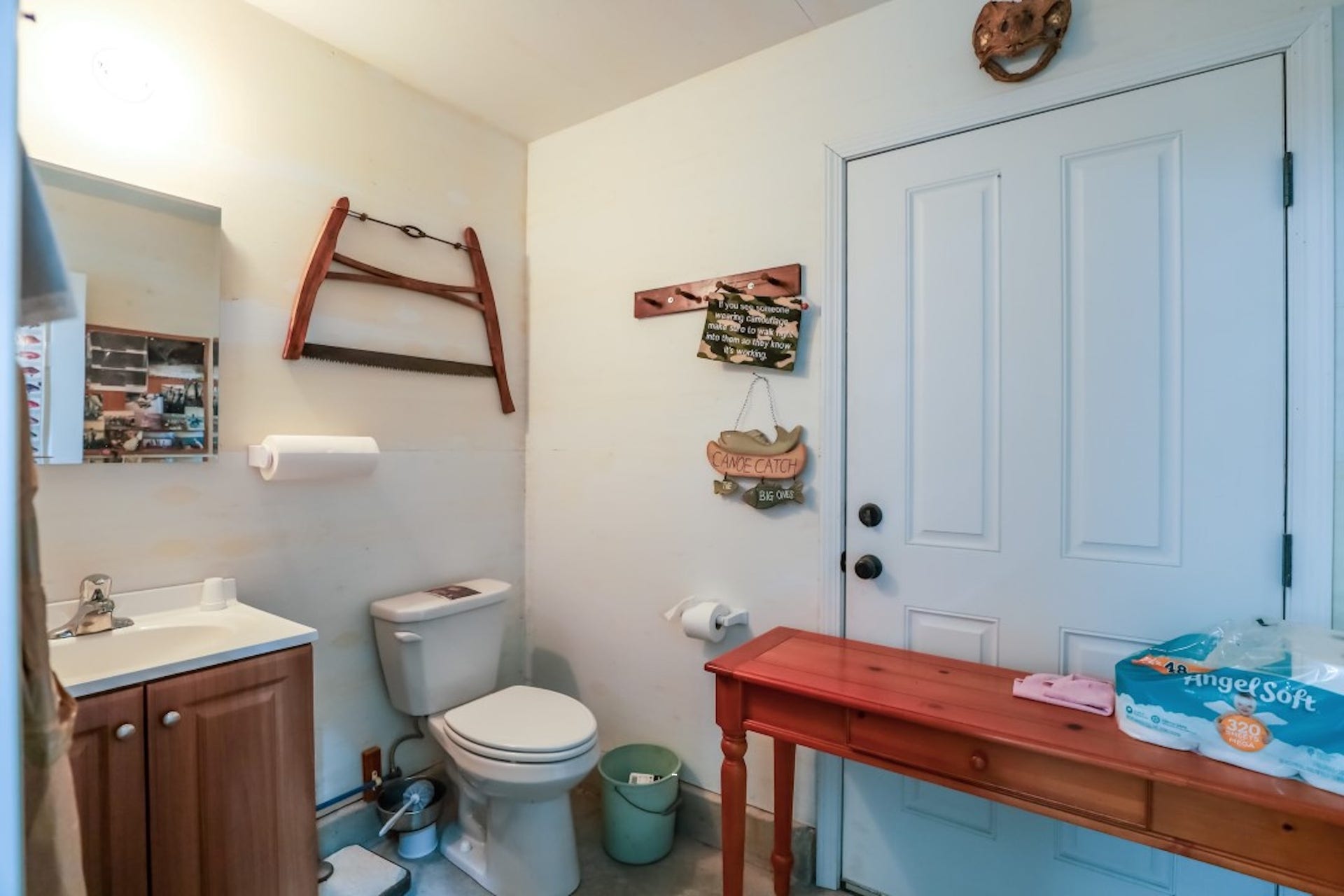 110 Conifer Lane, Bigfork, MT 59911 Half bathroom in shop