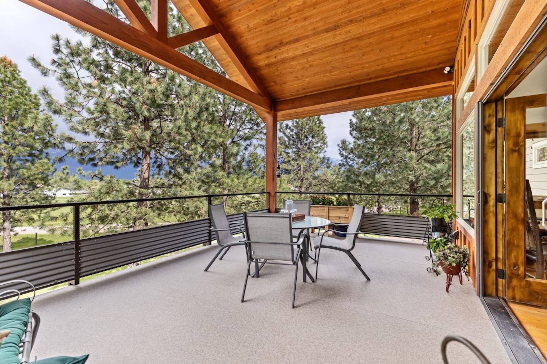 110 Conifer Lane, Bigfork, MT 59911 View of patio with outdoor dining area