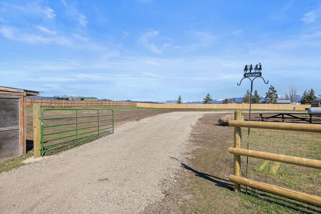 Gated Entrance to Main Parking Area