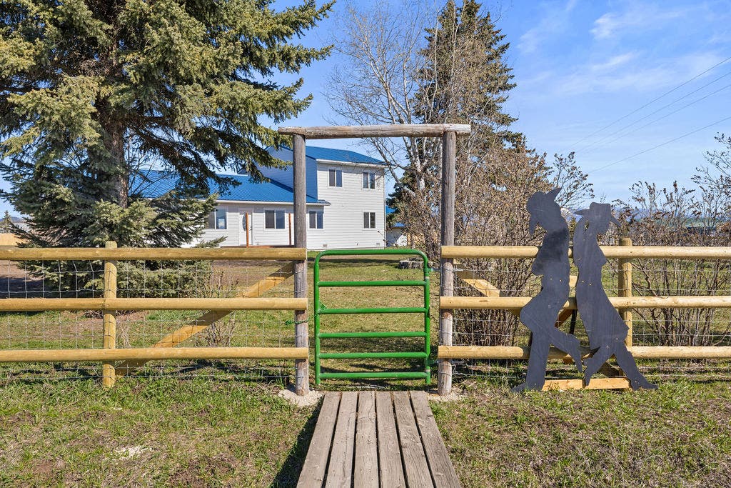 Gated Entrance to Back Yard