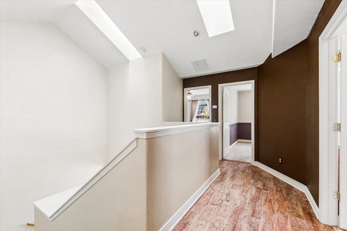 108 Sunrise Terrace, #D, Bigfork, MT 59911 Upper level with skylights