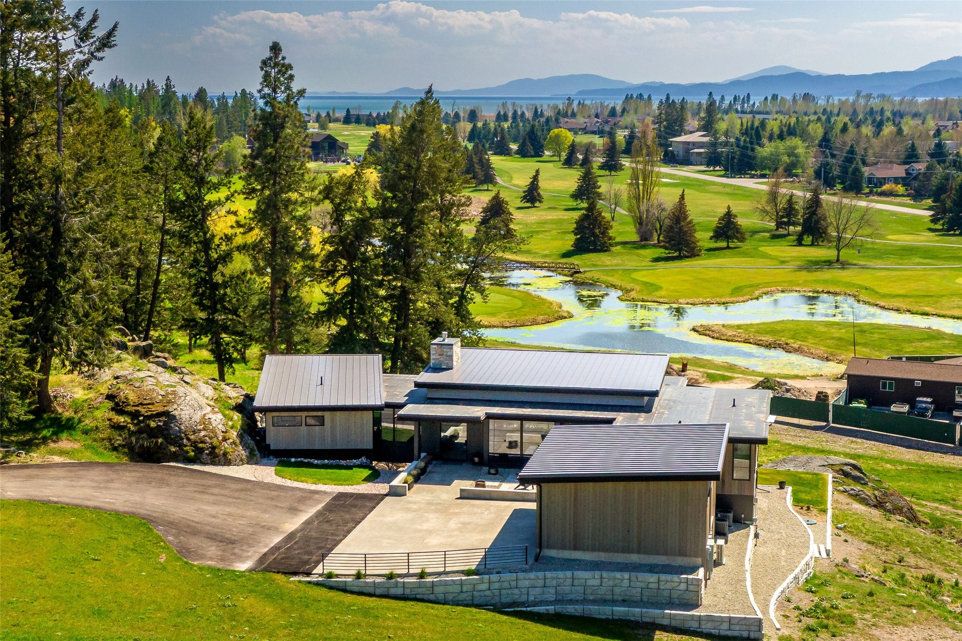 48 Eagle Rock Drive, Bigfork, MT 59911 Aerial View