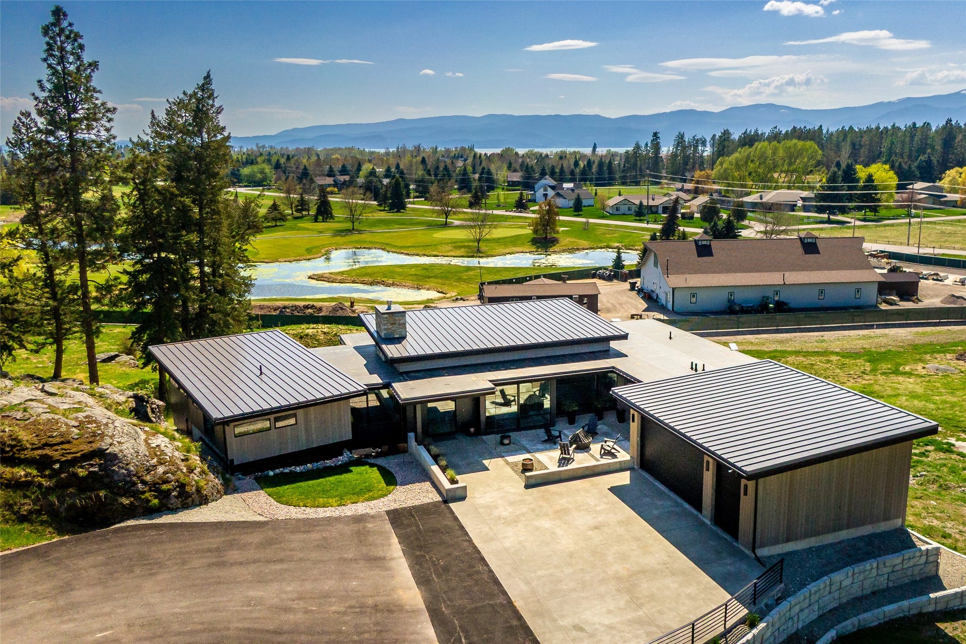 48 Eagle Rock Drive, Bigfork, MT 59911 Aerial View