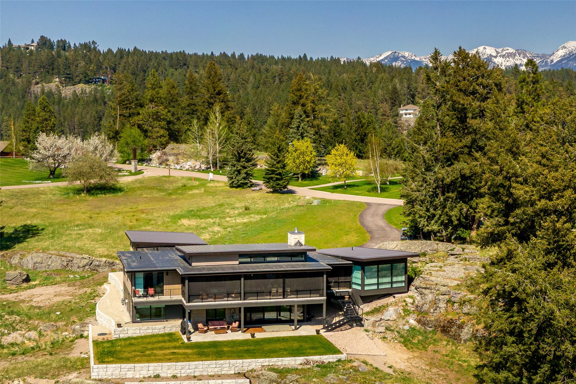 48 Eagle Rock Drive, Bigfork, MT 59911 Aerial Views