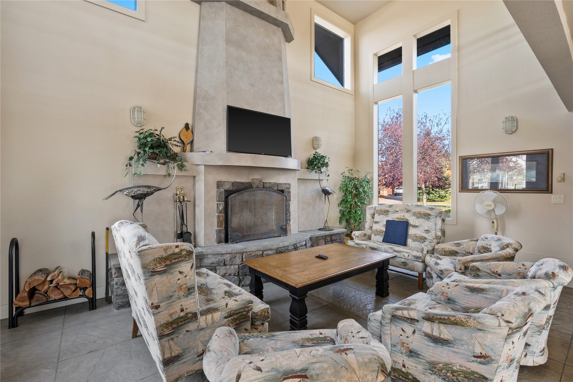 D-5 Eagle Bend Yacht Harbor, Bigfork, MT 59911 Community room at clubhouse