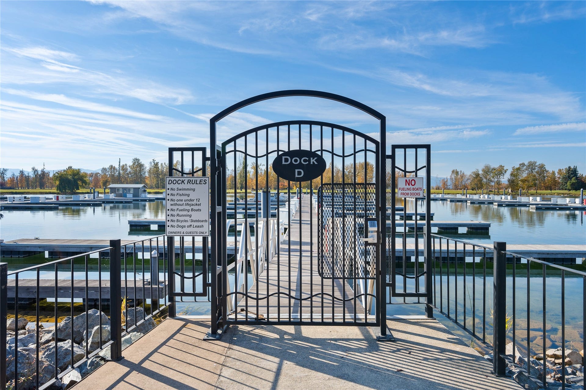 D-5 Eagle Bend Yacht Harbor, Bigfork, MT 59911 Private, gated dock