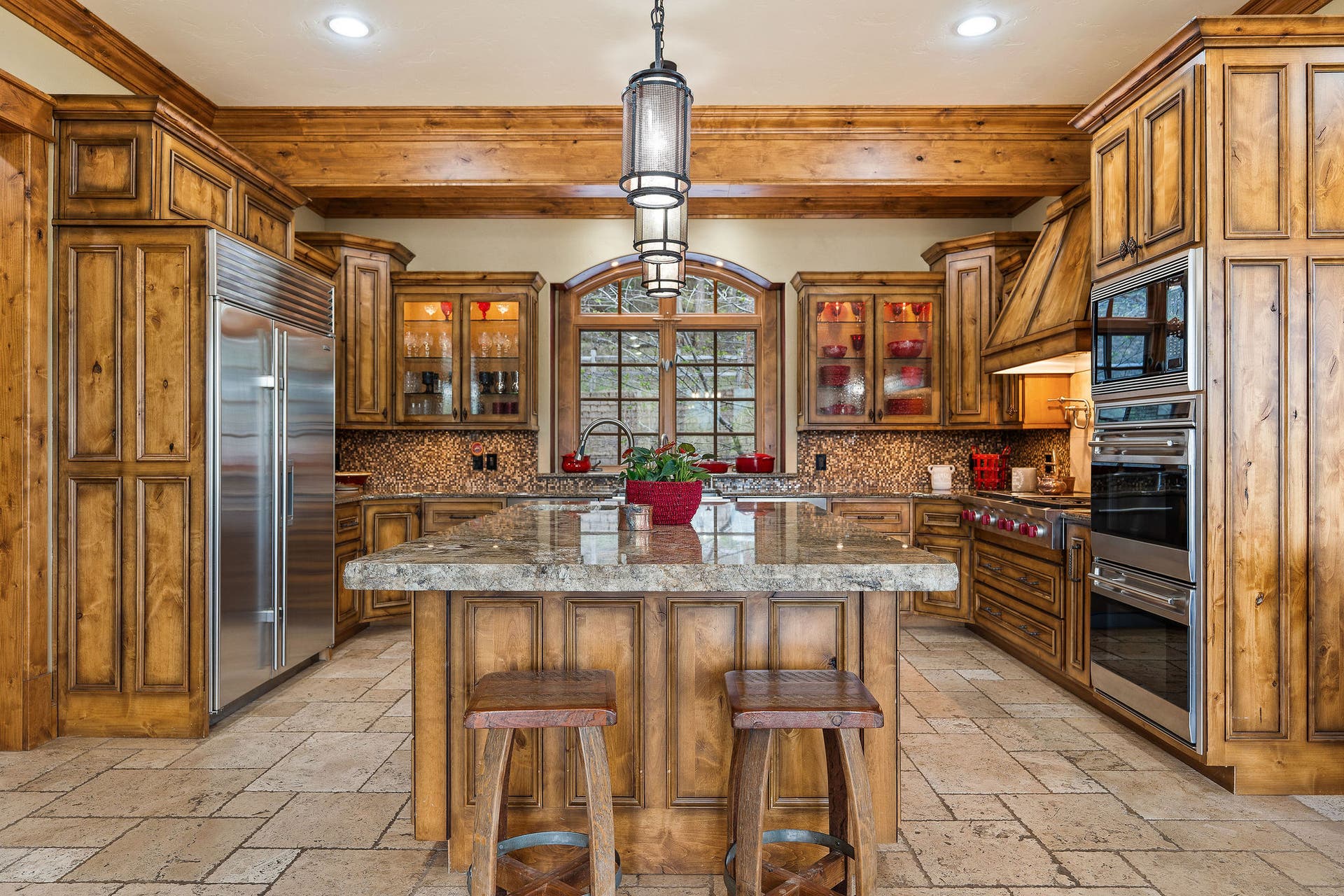 310 Rocky Woods Lane, Bigfork, MT 59911 Mosaic tile backsplash, high end appliances, pot filler