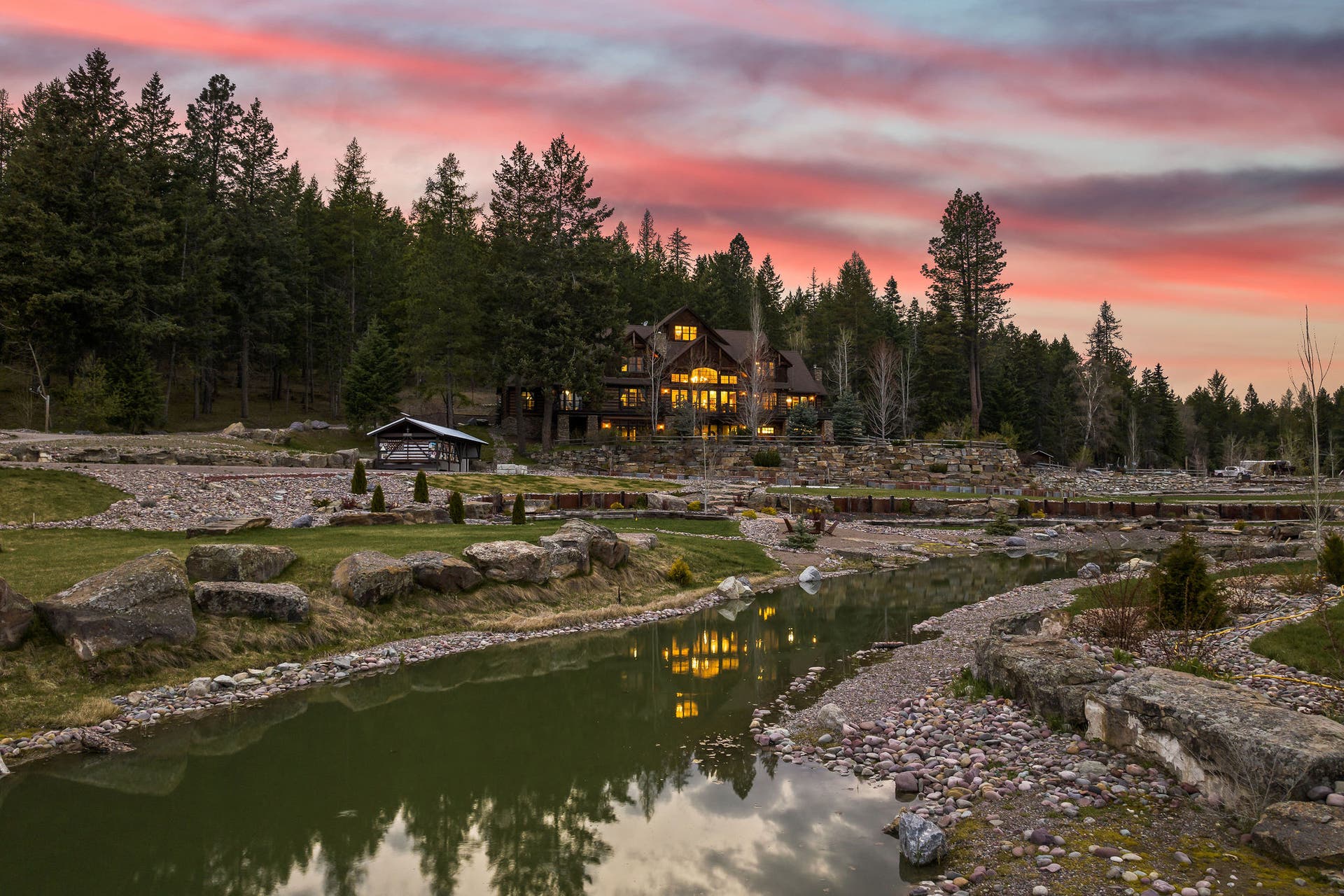 310 Rocky Woods Lane, Bigfork, MT 59911 Solar-powered aeration system with windmill and battery backup