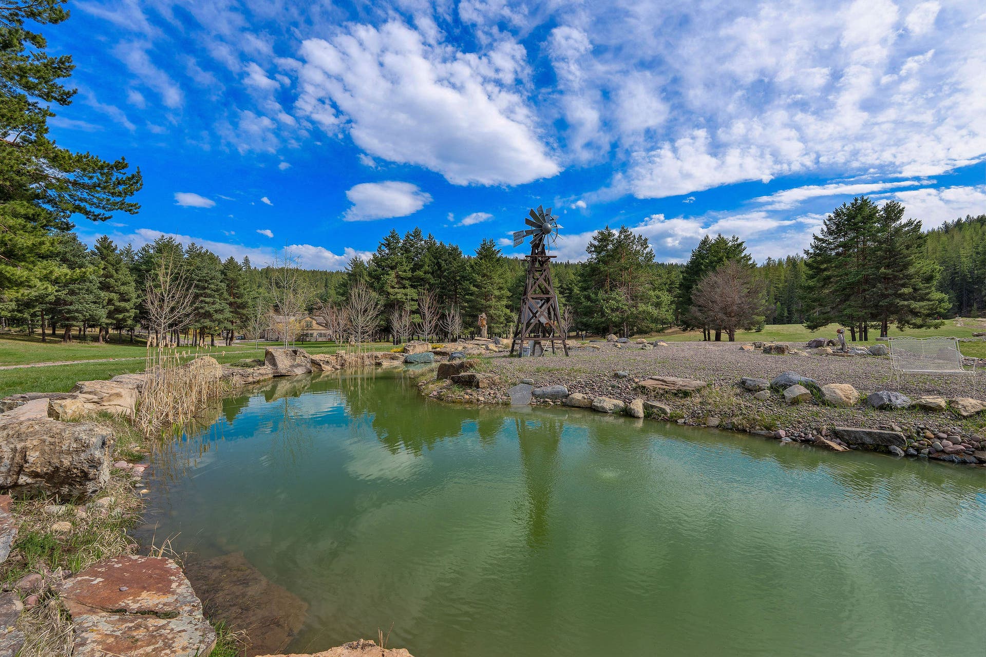 310 Rocky Woods Lane, Bigfork, MT 59911 Created surrounding walking paths, seating areas, and tranquil viewpoints