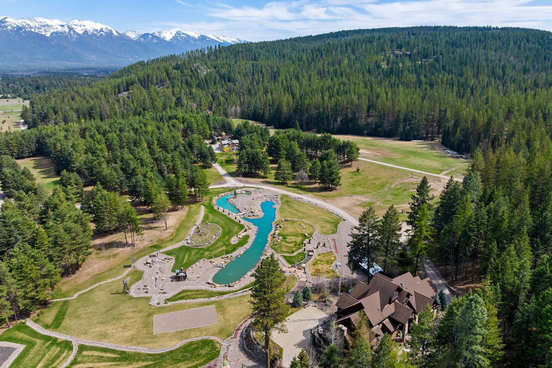 310 Rocky Woods Lane, Bigfork, MT 59911 Two guest residences