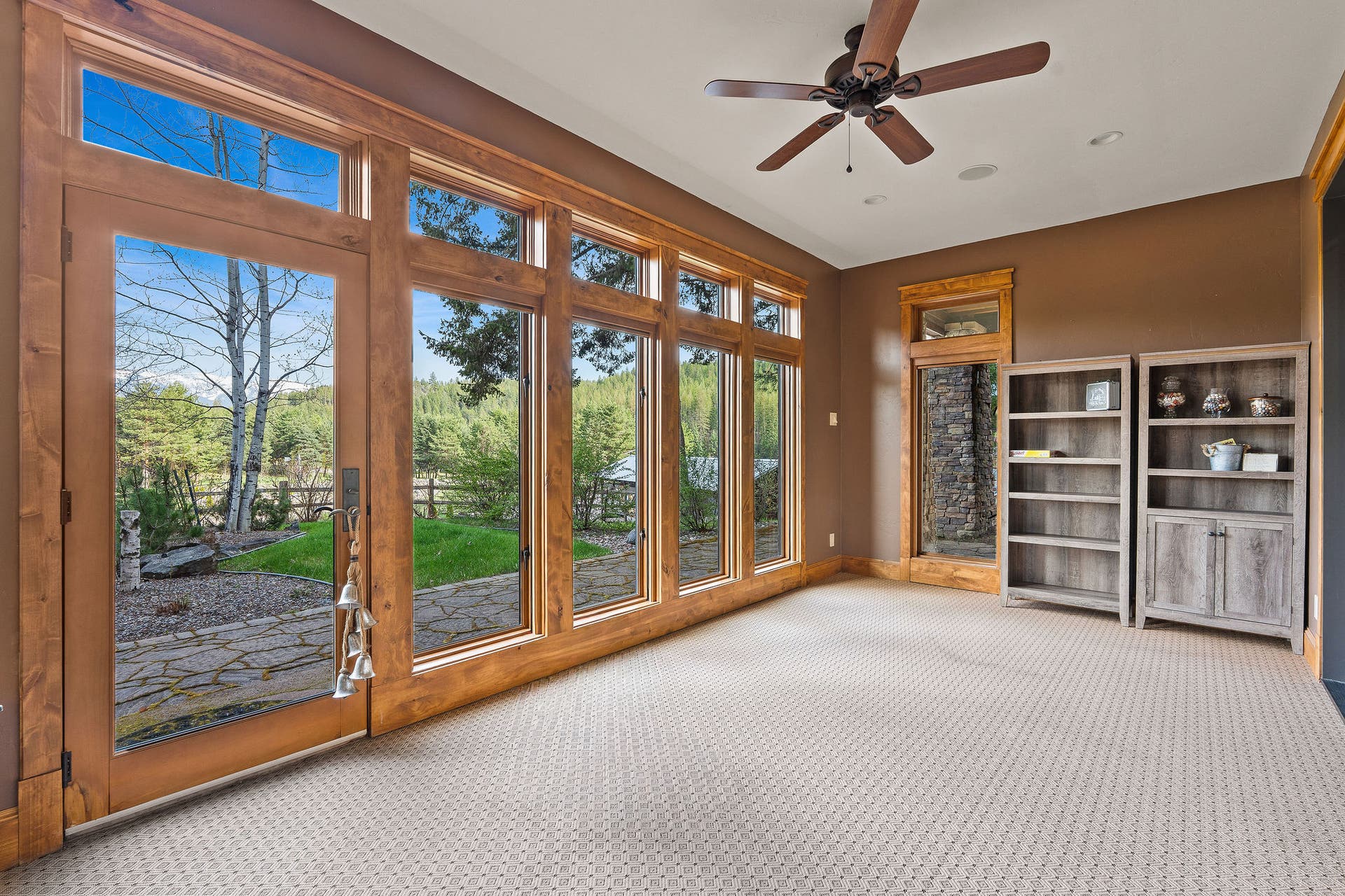 310 Rocky Woods Lane, Bigfork, MT 59911 Access to patio, rec room, and bunk room