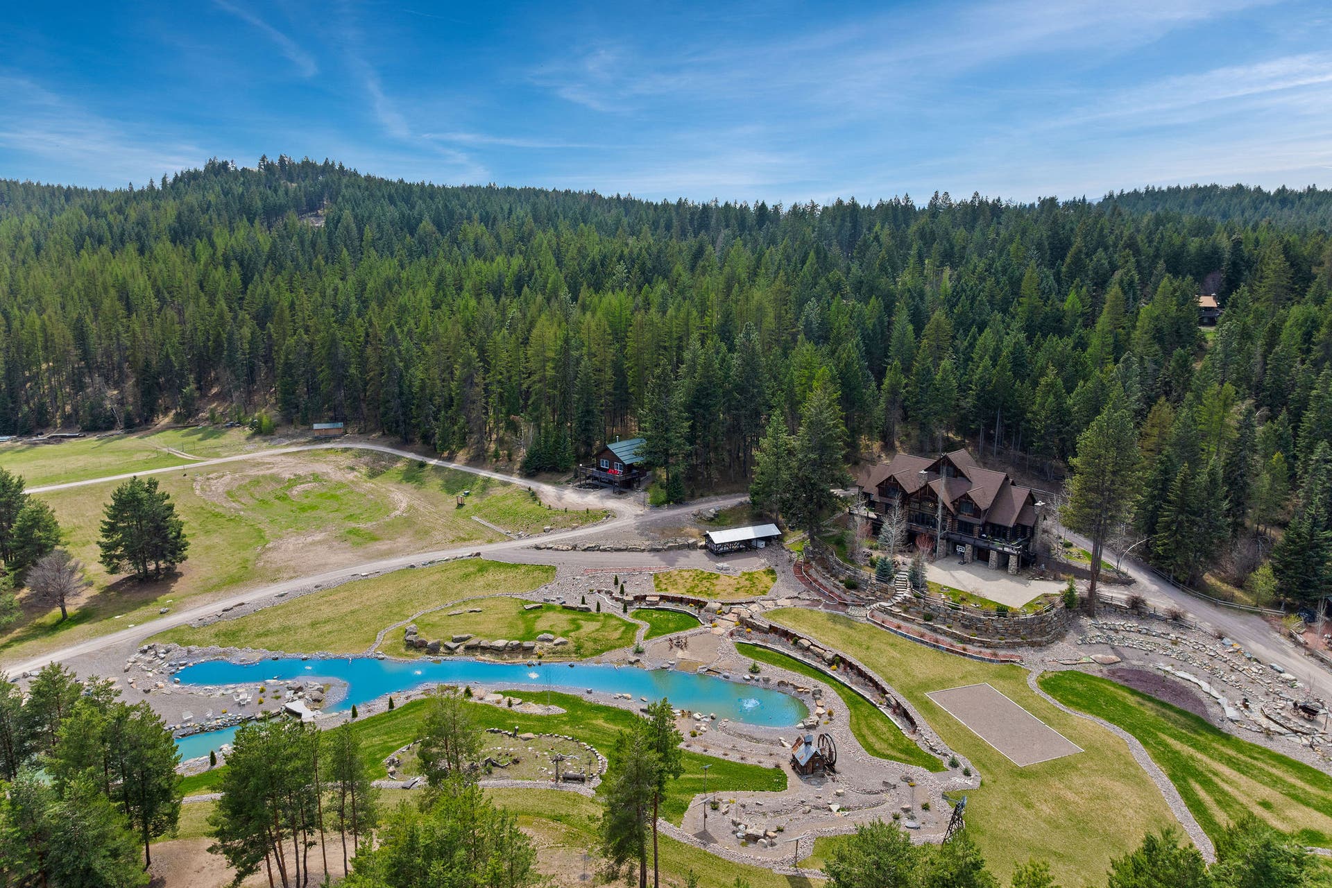 310 Rocky Woods Lane, Bigfork, MT 59911 Well-stocked ponds & mature timbers for privacy