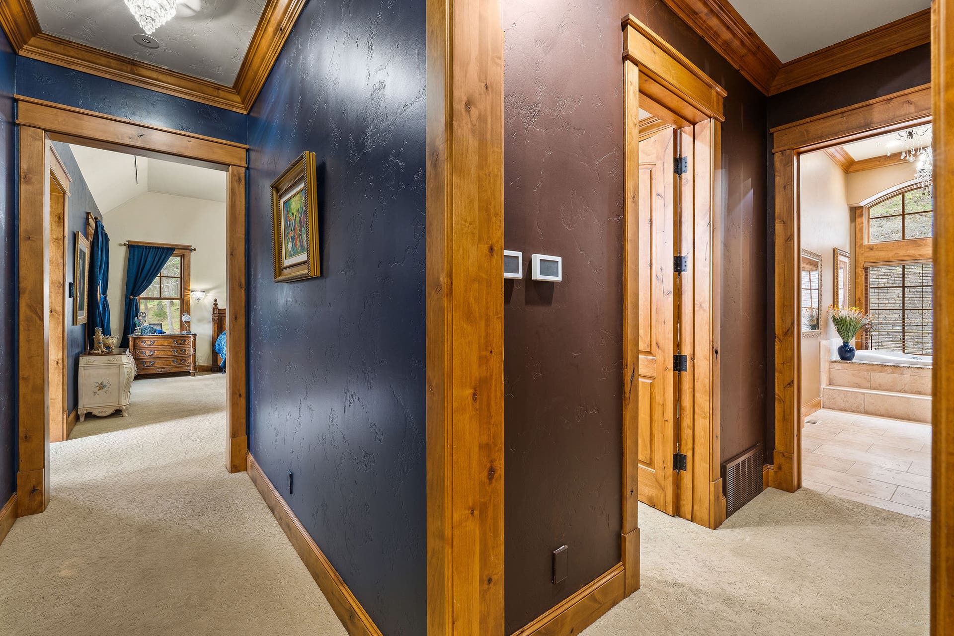 310 Rocky Woods Lane, Bigfork, MT 59911 Entry into primary suite