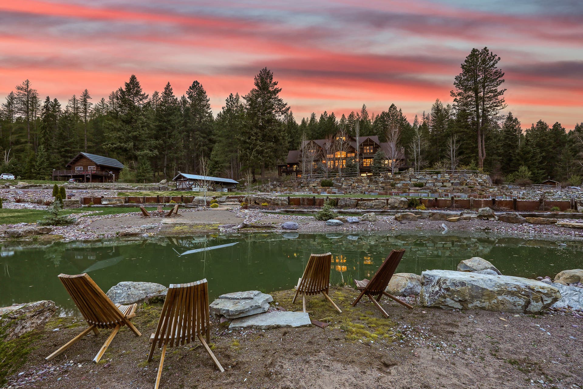 310 Rocky Woods Lane, Bigfork, MT 59911 Relax by the water