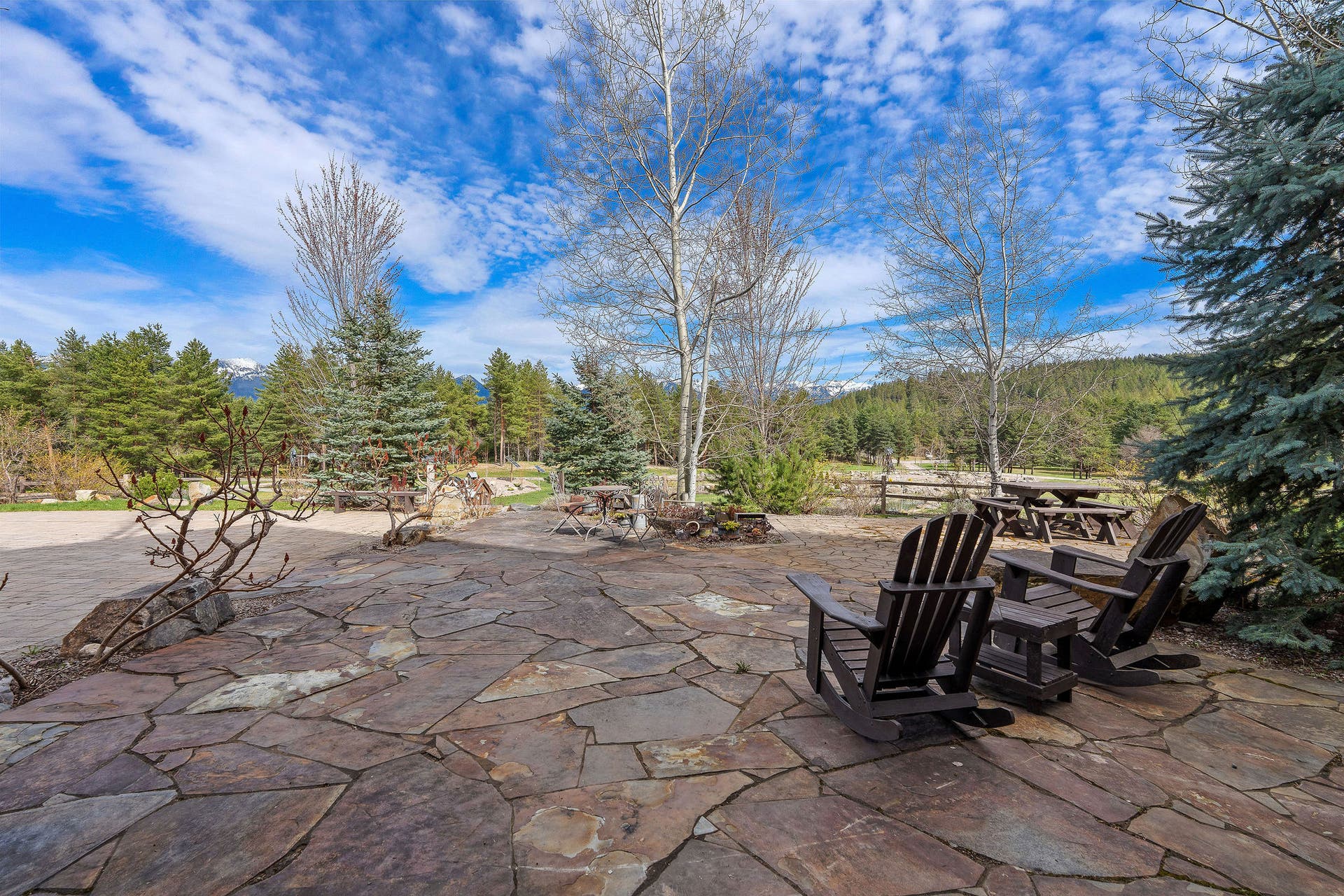 310 Rocky Woods Lane, Bigfork, MT 59911 Stone patio