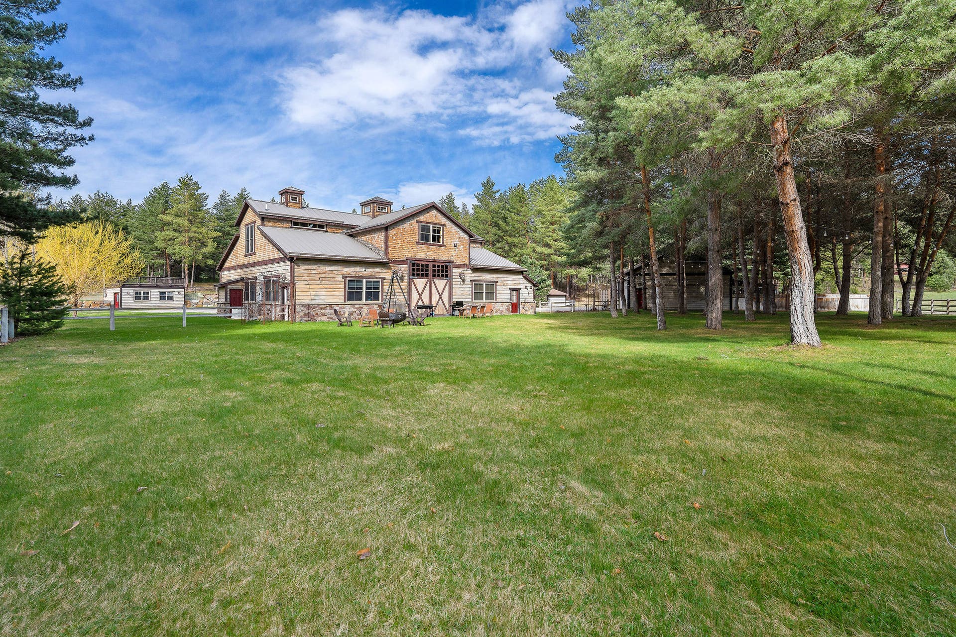 310 Rocky Woods Lane, Bigfork, MT 59911 Yard by barndominium