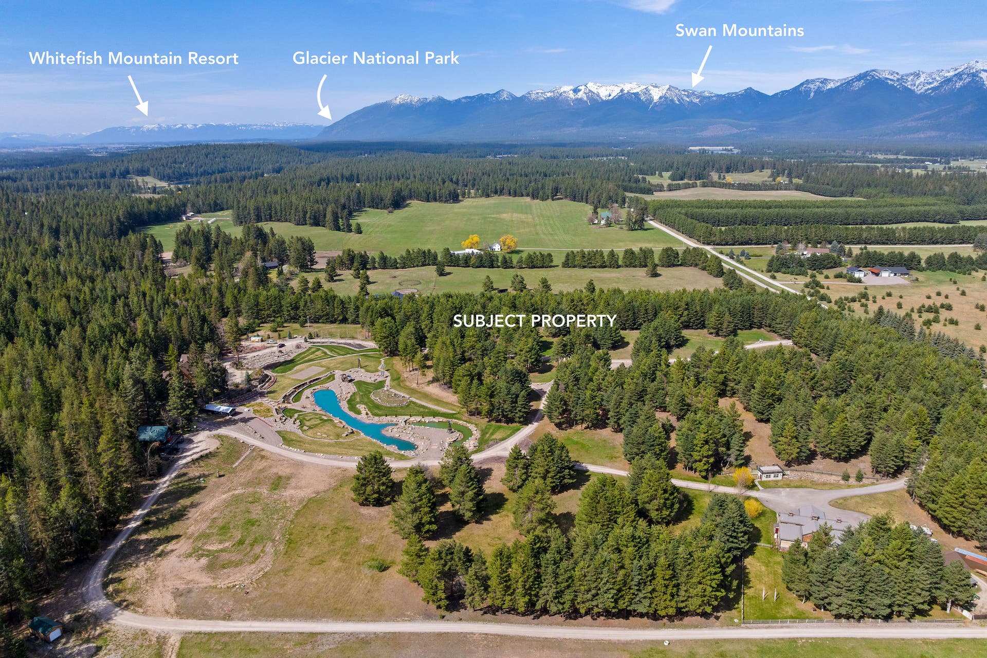 310 Rocky Woods Lane, Bigfork, MT 59911 Close proximity to Bigfork, Flathead Lake, Echo Lake, Whitefish Mountain Resort, and Glacier National Park