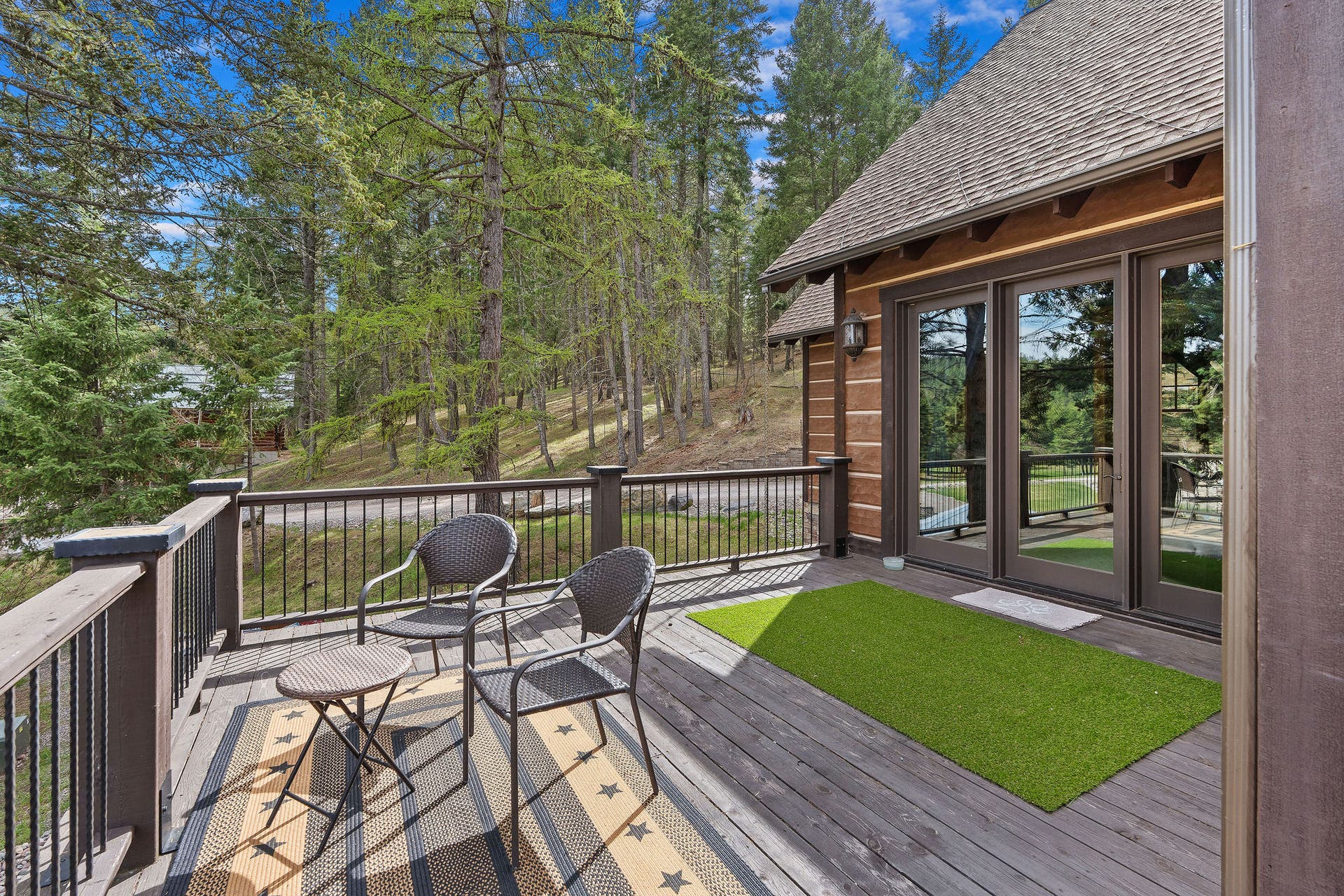 310 Rocky Woods Lane, Bigfork, MT 59911 Deck access off primary suite