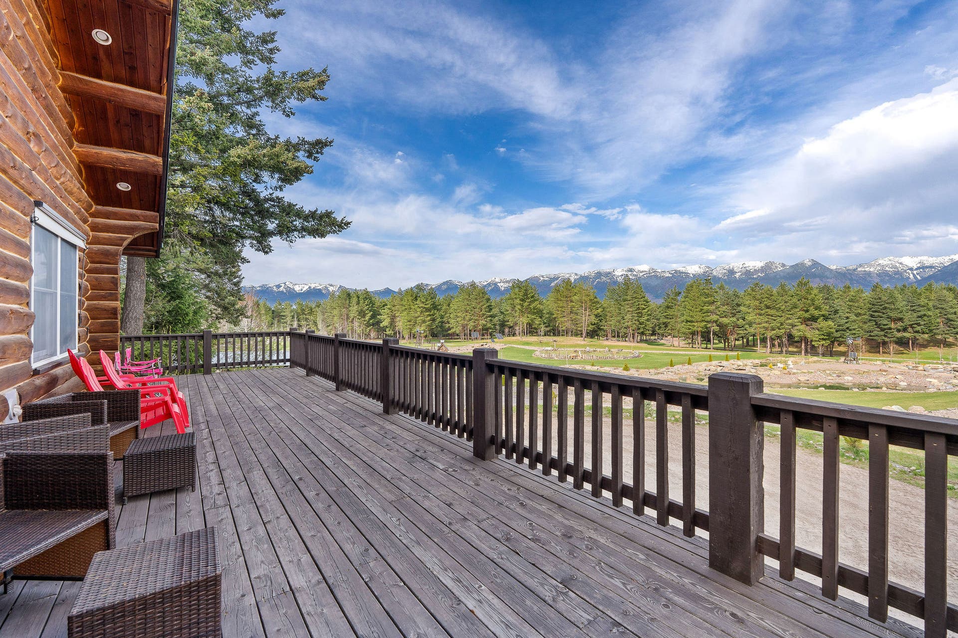 310 Rocky Woods Lane, Bigfork, MT 59911 Wraparound deck