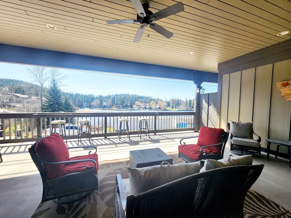 425 Grand Drive, Bigfork, MT 59911 Front covered Deck Unit D