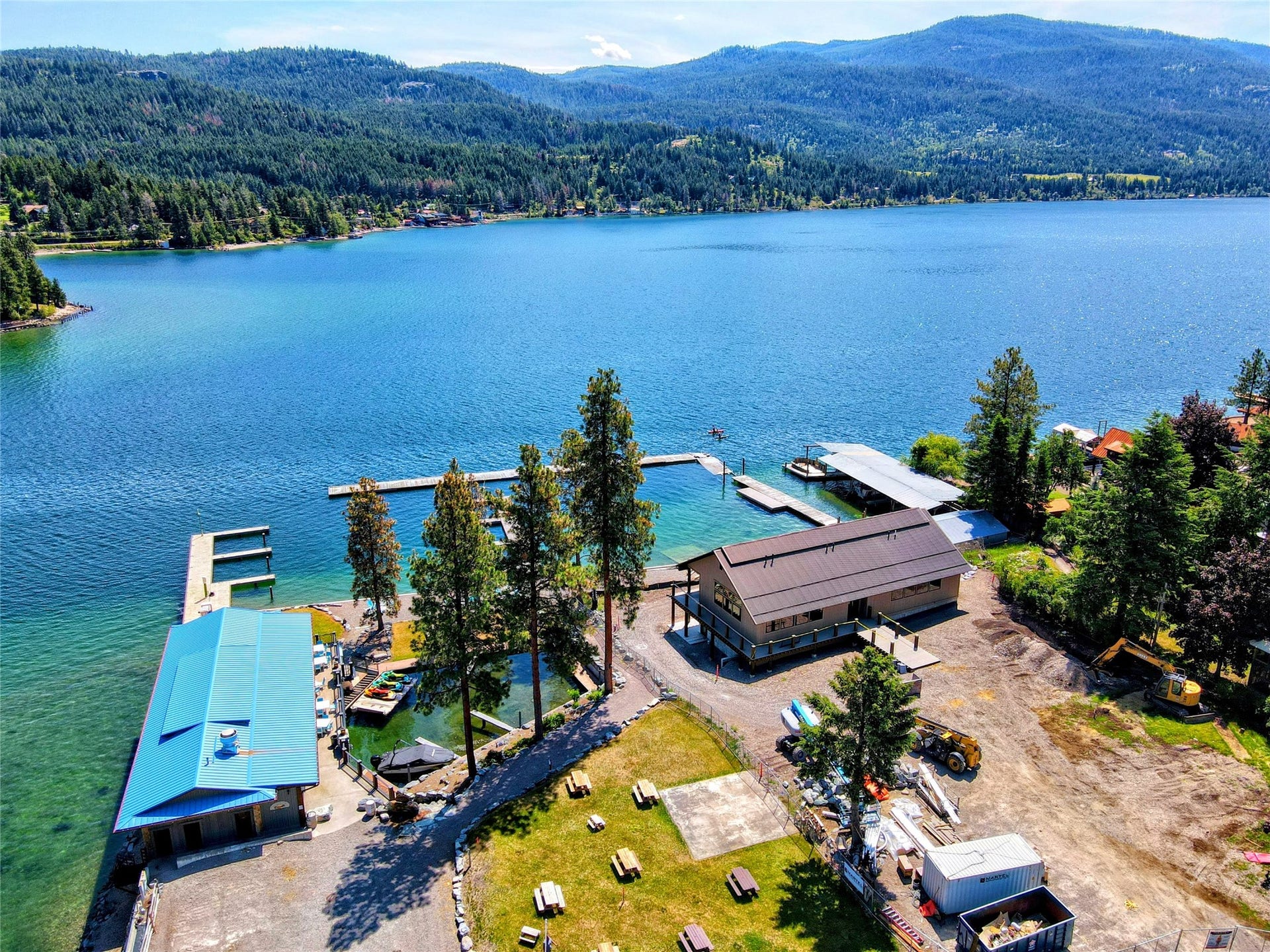 385 Saddlehorn Trail, Bigfork, MT 59911 Saddlehorn Boathouse/Flathead Lakefront Private Access