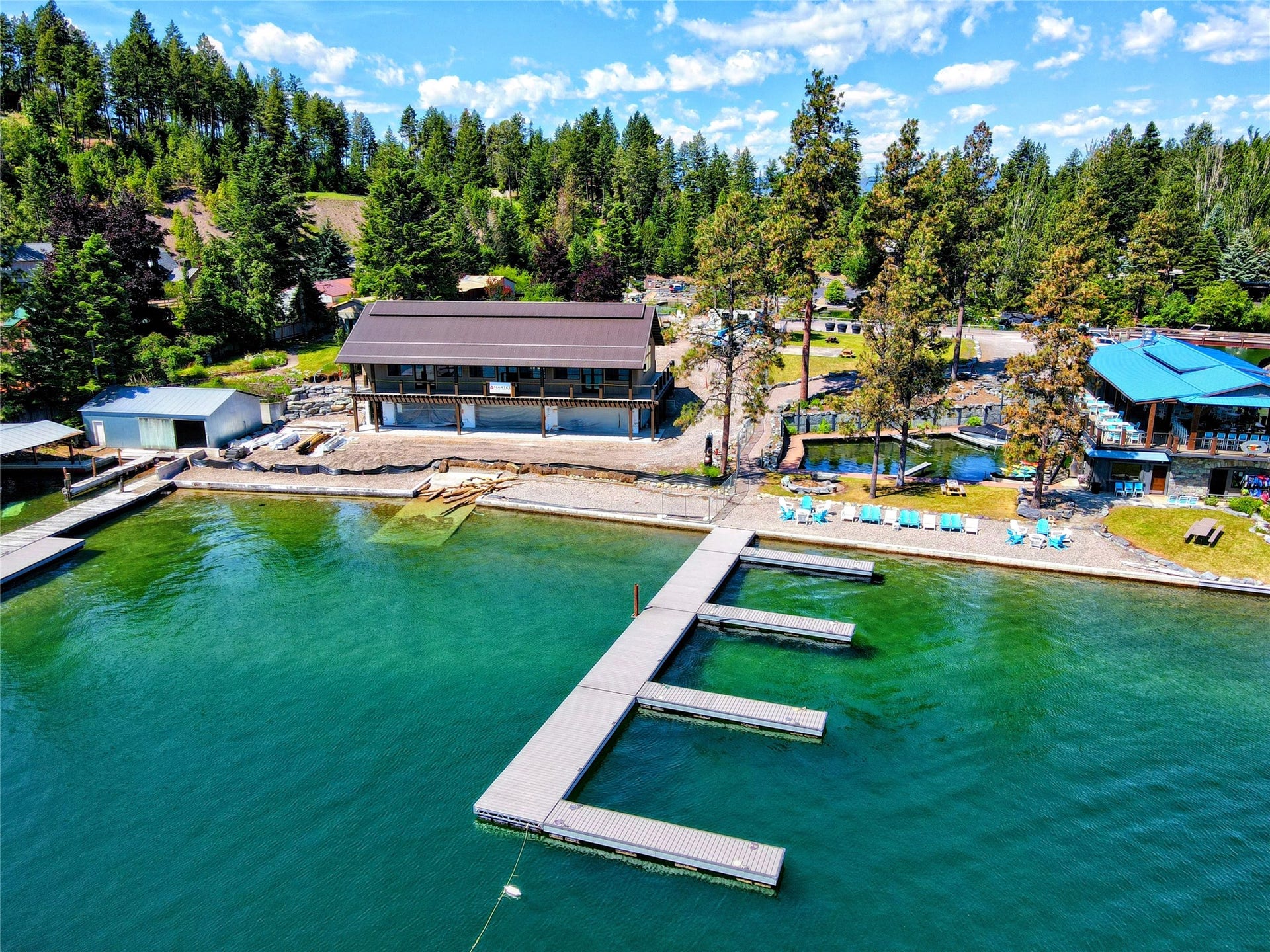 121 Pinto Trail, Bigfork, MT 59911 Saddlehorn Boathouse & Private Flathead Lake Access