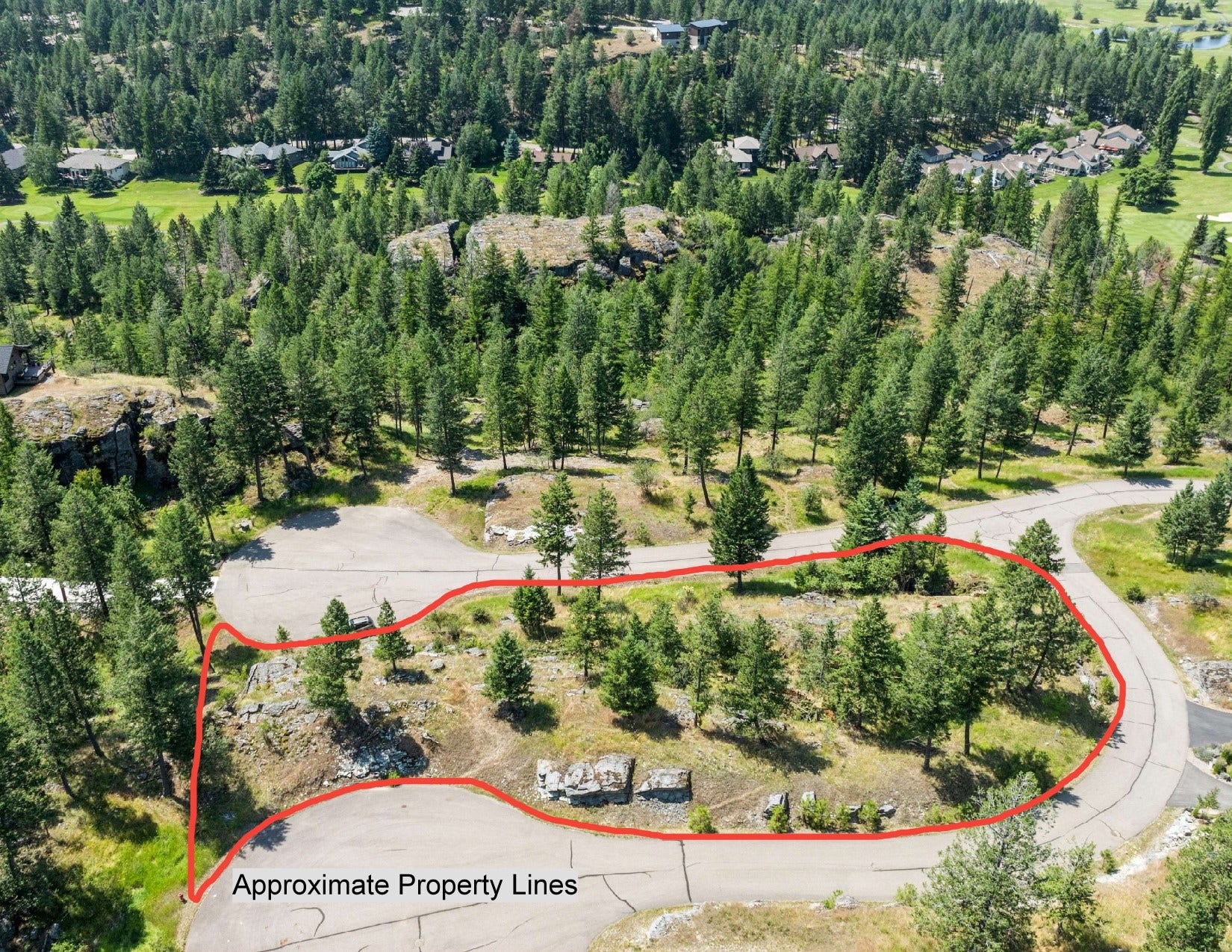 44 Rock Ridge Way, Bigfork, MT 59911 Approximate property lines