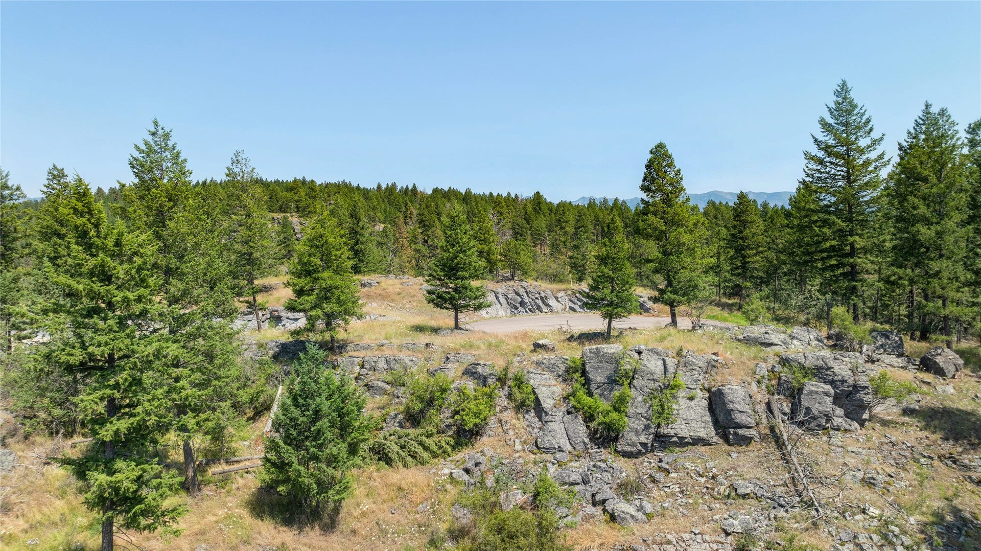 44 Rock Ridge Way, Bigfork, MT 59911 Level bench for your home site