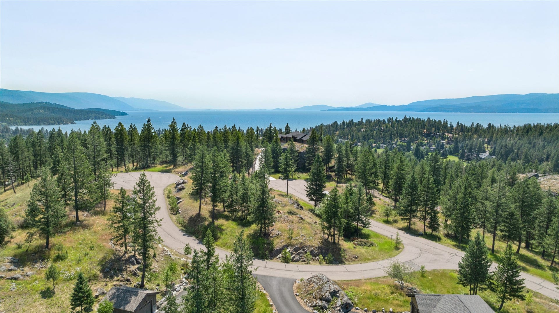 44 Rock Ridge Way, Bigfork, MT 59911 Aerial view of the property