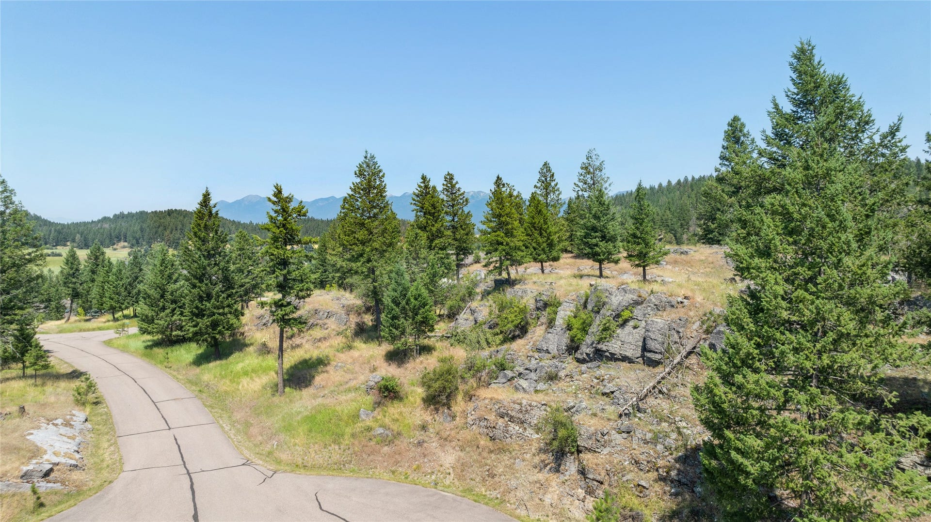 44 Rock Ridge Way, Bigfork, MT 59911 Potential driveway to property