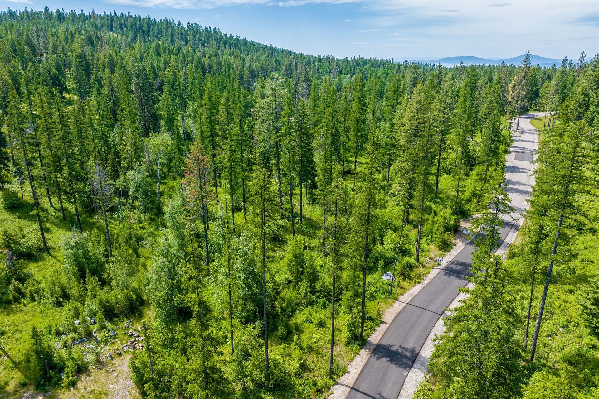 477 Chief Cliff Trail, Bigfork, MT 59911 477 Chief Cliff Trail - Aerial Looking SW
