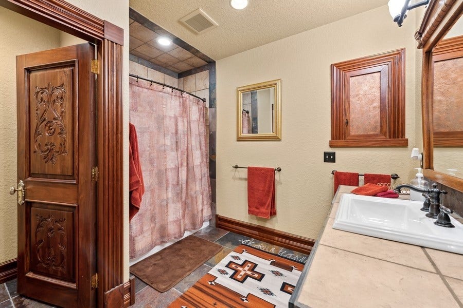 940 McCaffery Road, Bigfork, MT 59911 Guest Bathroom