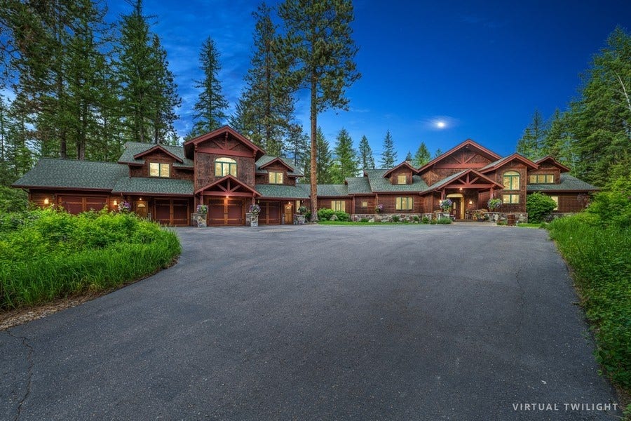 940 McCaffery Road, Bigfork, MT 59911 Stunning Home