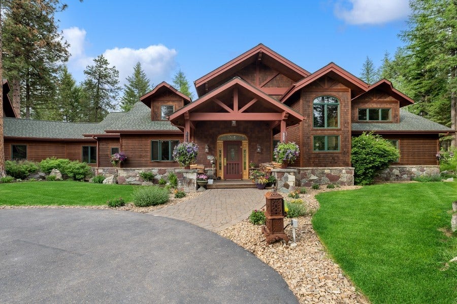 940 McCaffery Road, Bigfork, MT 59911 Front of Home