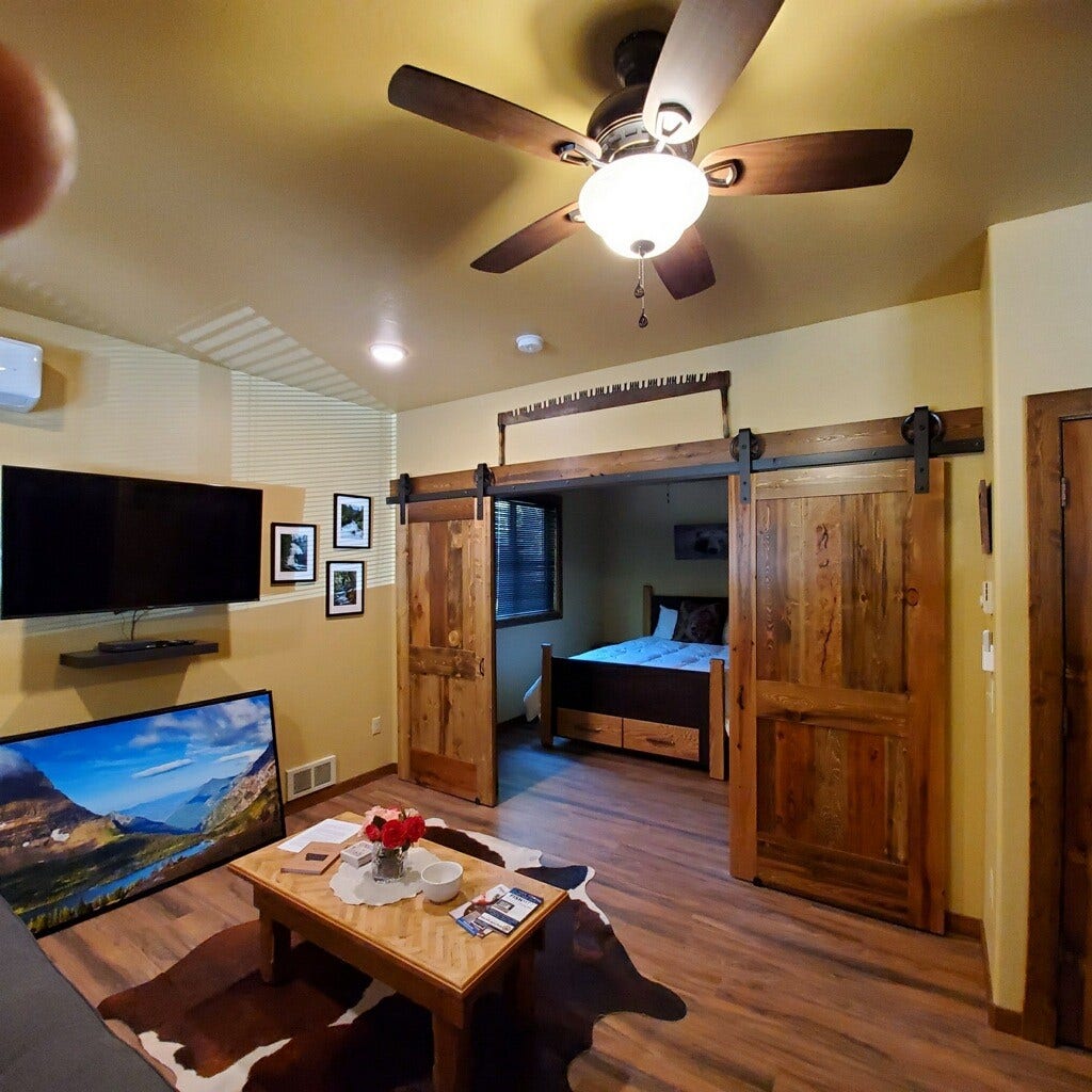 940 McCaffery Road, Bigfork, MT 59911 Guest Cabin Interior