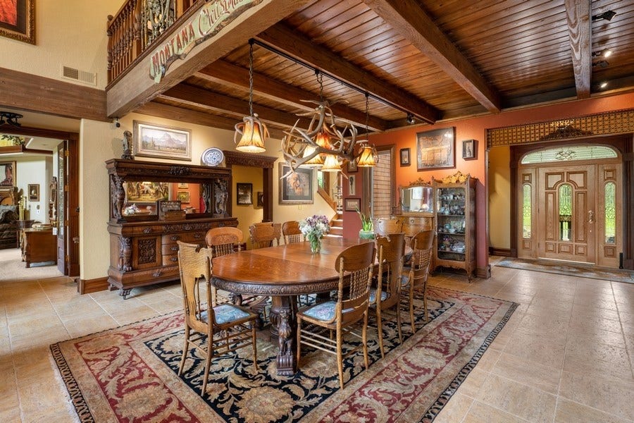 940 McCaffery Road, Bigfork, MT 59911 Dining Area & Entry