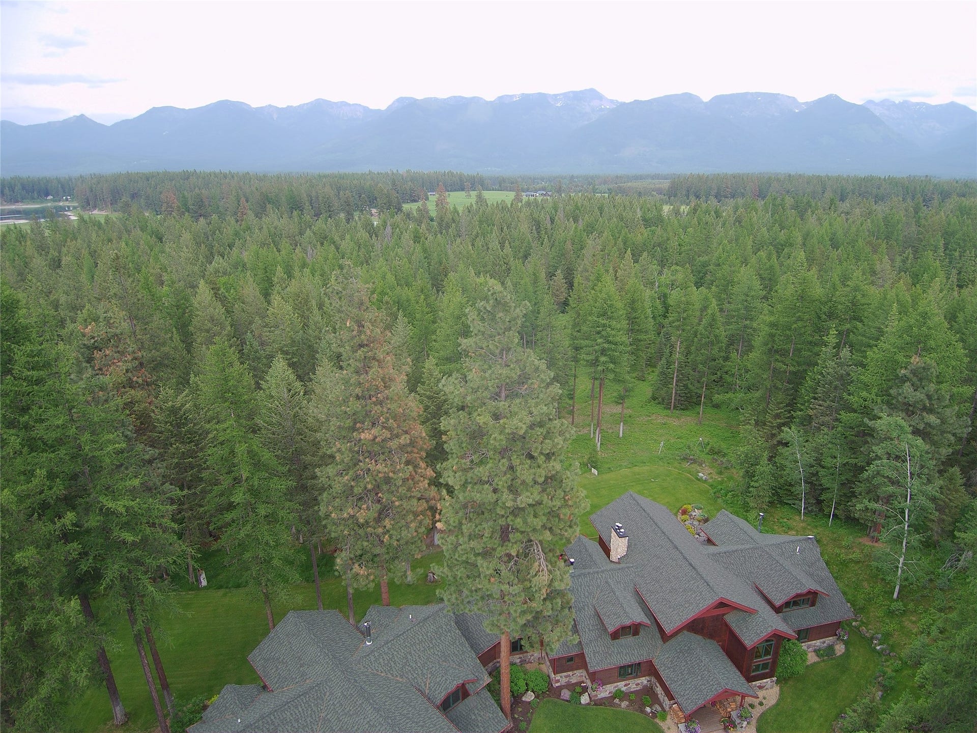 940 McCaffery Road, Bigfork, MT 59911 Aerial View