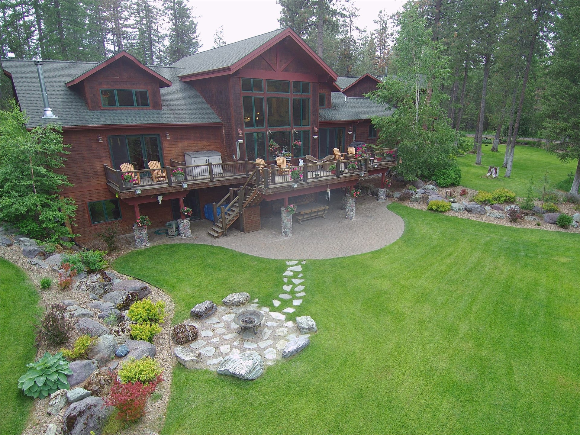 940 McCaffery Road, Bigfork, MT 59911 Aerial View