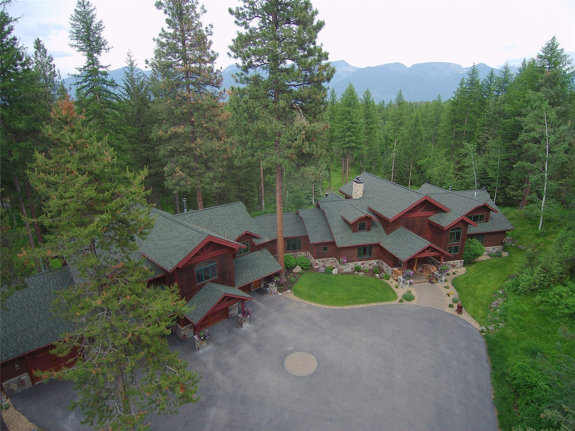 940 McCaffery Road, Bigfork, MT 59911 Aerial View