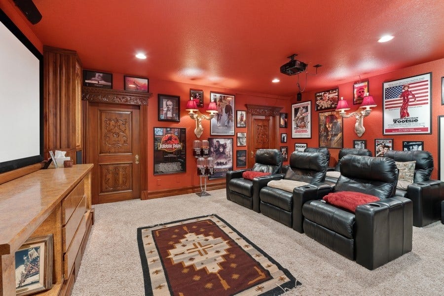 940 McCaffery Road, Bigfork, MT 59911 Theater Room