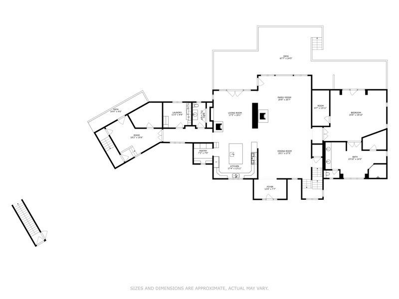 940 McCaffery Road, Bigfork, MT 59911 Main House Floor Plan