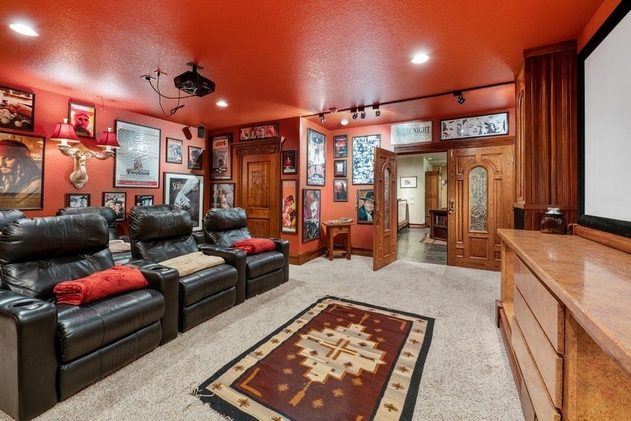 940 McCaffery Road, Bigfork, MT 59911 Theater Room