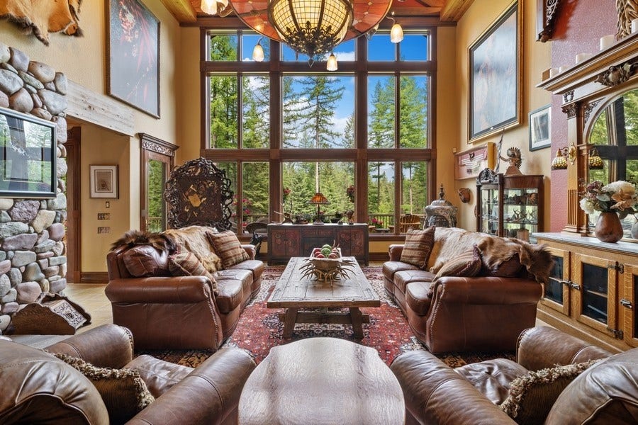 940 McCaffery Road, Bigfork, MT 59911 Views from Living Area
