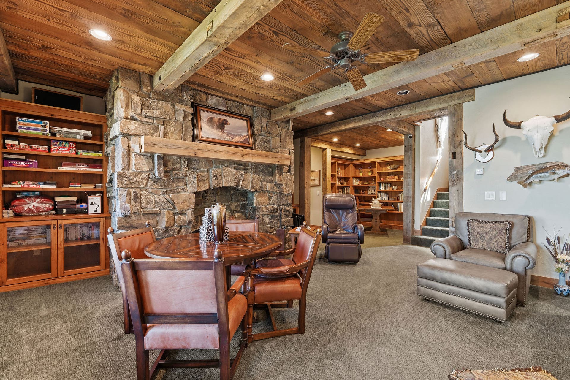 599 Pommel Drive, Bigfork, MT 59911 The perfect library retreat