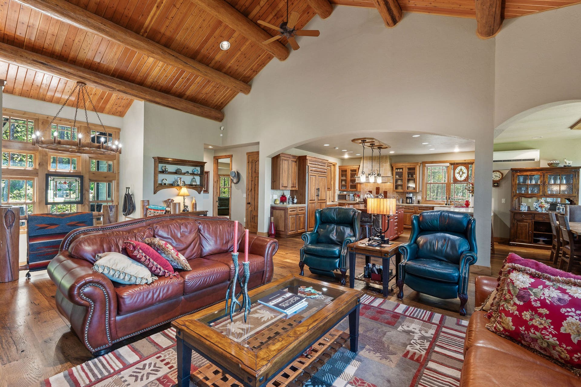 599 Pommel Drive, Bigfork, MT 59911 Set apart but, open to kitchen and dining room